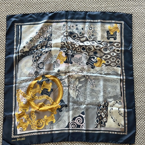 Celine Sill Printed Scarf - Picture 11 of 12